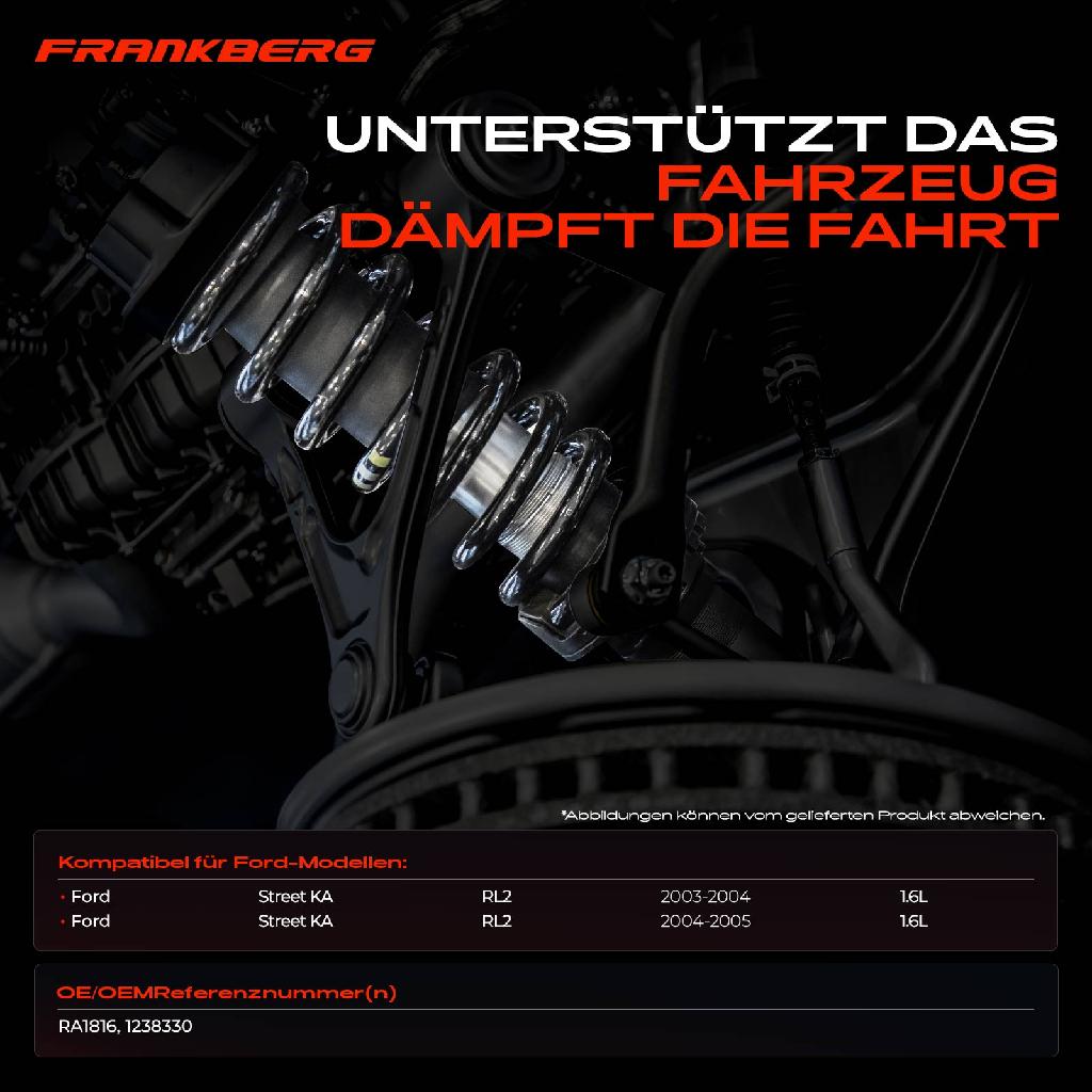 2x Fahrwerksfeder Vorderachse für Ford Street KA RL2 1.6L 2003-2005
