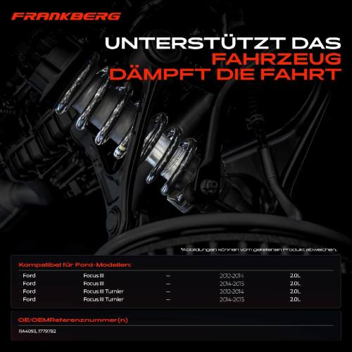 2x Fahrwerksfeder Vorderachse für Ford Focus III Focus III Turnier 2.0L 2012-2015 Bild 2x Fahrwerksfeder Vorderachse für Ford Focus III Focus III Turnier 2.0L 2012-2015