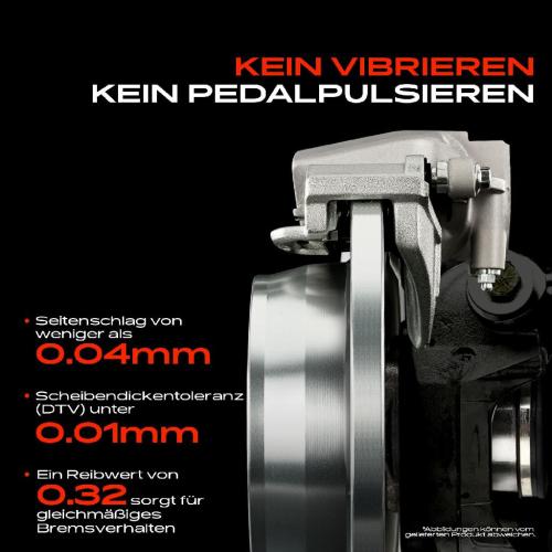 Frankberg 2x Bremsscheiben Hinterachse f r VW Golf Plus Van V Variant VI Jetta Passat CC EOS 2003-2022 Bild Frankberg 2x Bremsscheiben Hinterachse f r VW Golf Plus Van V Variant VI Jetta Passat CC EOS 2003-2022