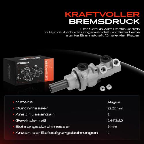 1x Hauptbremszylinder Bremszylinder für VW Passat 3C 362 365 357 Variant CC Bild 1x Hauptbremszylinder Bremszylinder für VW Passat 3C 362 365 357 Variant CC