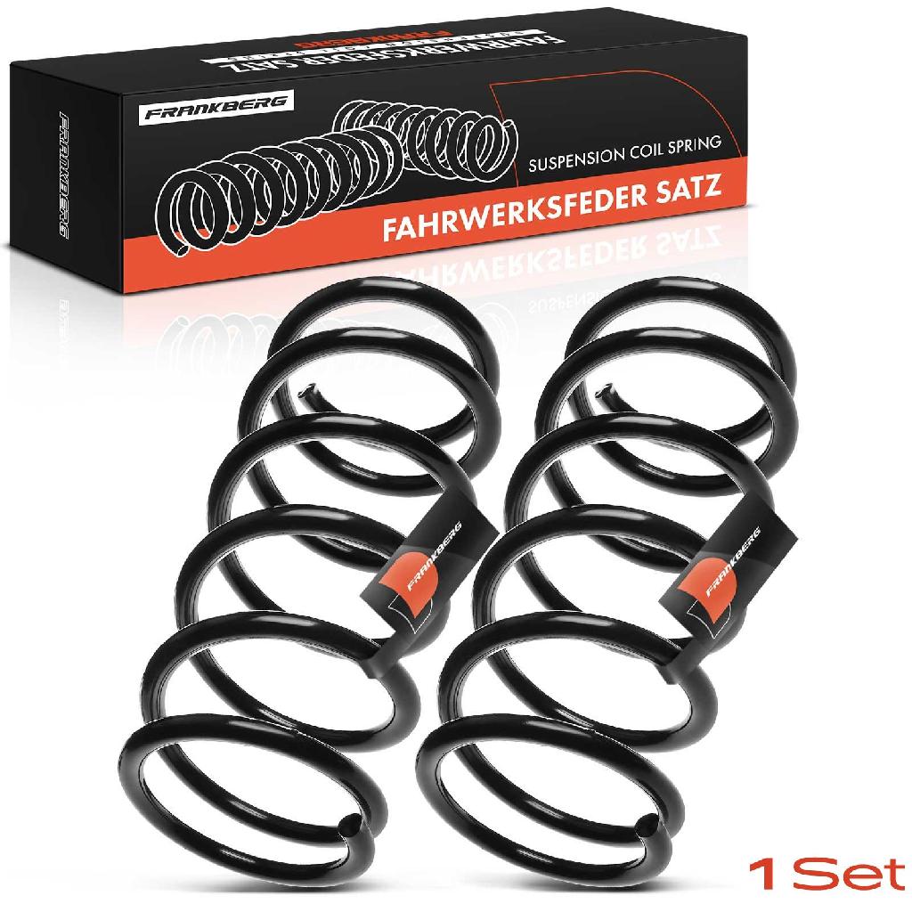 Frankberg 2x Fahrwerksfeder Hinterachse für Nissan Almera I N15 Almera I Hatchback 2.0L 1995-1996