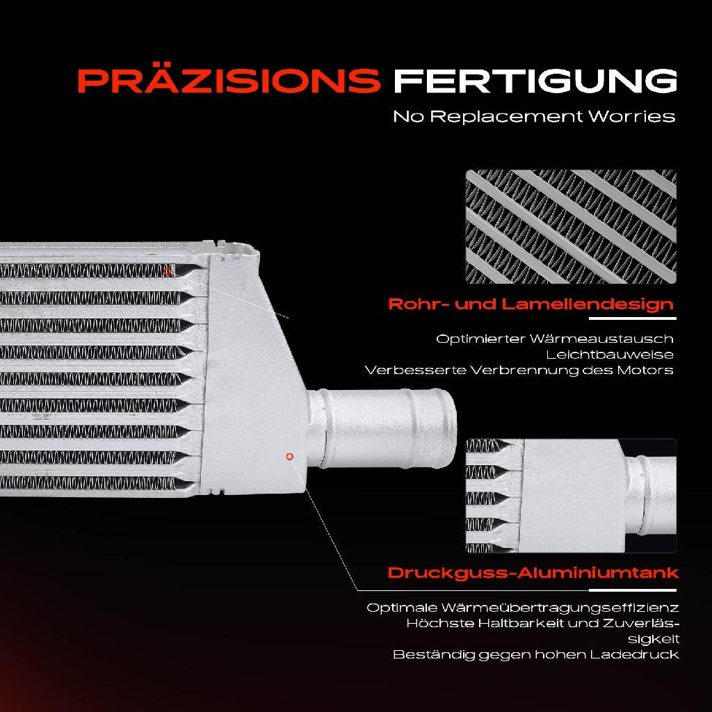 1x Ladeluftkühler Turbokühler für Opel Combo Corsa C F08 X01 Tigra Vauxhall 2000-2012 1.3L 1.7L