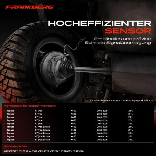 1x ABS Sensor Hinterachse links für Jaguar X-Type Estate 2.0L 2.1L 2.2L 2.5L 3.0L 2001-2009 Bild 1x ABS Sensor Hinterachse links für Jaguar X-Type Estate 2.0L 2.1L 2.2L 2.5L 3.0L 2001-2009