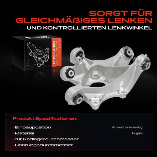 2x Achsschenkel Radaufhängung Hinterachse Beidseitig für Tesla Model 3 5YJ3 Bj ab 2017 Bild 2x Achsschenkel Radaufhängung Hinterachse Beidseitig für Tesla Model 3 5YJ3 Bj ab 2017