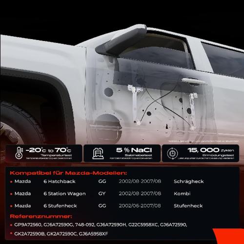 1x Fensterheber Hinten Rechts für Mazda 6?ägheck?? GG GY 2002-07 Bild 1x Fensterheber Hinten Rechts für Mazda 6?ägheck?? GG GY 2002-07