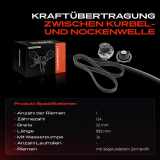 1x Zahnriemensatz Zahnriemen Wasserpumpe für Fiat 500 Doblo Brava Alfa Romeo Giulietta Mito