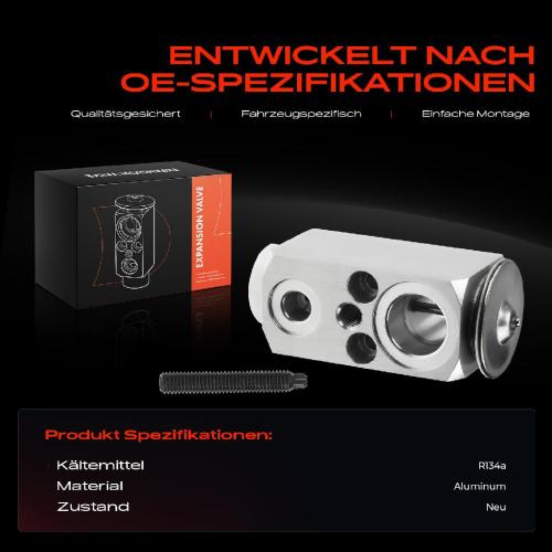 1x Expansionsventil Klimaanlage für Opel Vectra C CC Signum Saab 9-3 D75 YS3F Bild 1x Expansionsventil Klimaanlage für Opel Vectra C CC Signum Saab 9-3 D75 YS3F