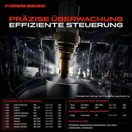 Frankberg 1x Lambdasonde Regelsonde Vor Katalysator für Golf 2 3 Passat Seat Ibiza II Cordoba Jeep Cherokee Bild Frankberg 1x Lambdasonde Regelsonde Vor Katalysator für Golf 2 3 Passat Seat Ibiza II Cordoba Jeep Cherokee