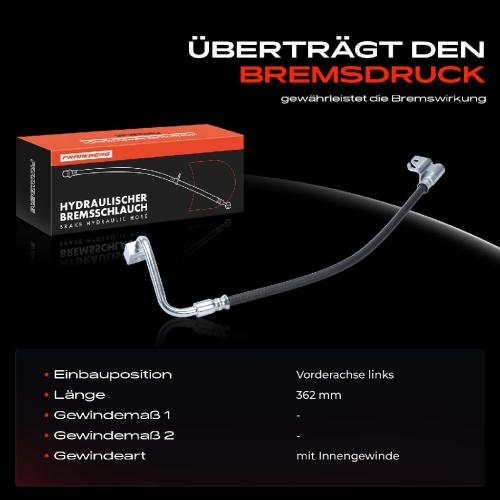 1x Bremsschlauch Bremsschläuche Vorderachse Links für Jeep Commander XH XK Grand Cherokee II III WH WK Bild 1x Bremsschlauch Bremsschläuche Vorderachse Links für Jeep Commander XH XK Grand Cherokee II III WH WK