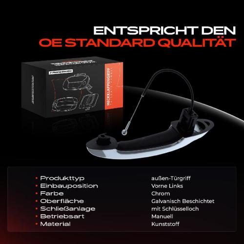 1x Türgriff Vorne Links außen für MINI Mini R56 Mini Cabriolet R57 Mini Clubman R55 Mini Coupe R58 R59 Bild 1x Türgriff Vorne Links außen für MINI Mini R56 Mini Cabriolet R57 Mini Clubman R55 Mini Coupe R58 R59