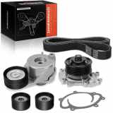 1x Keilrippenriemensatz Wasserpumpe für Mercedes-Benz W212 W463 W164 W251 W221