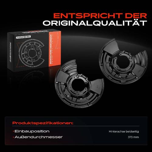 Frankberg 2x Ankerblech Bremsscheibe Hinterachse Beidseitig f r BMW E81 118d F20 120d F21 F45 F46 F34 F30 F80 Bild Frankberg 2x Ankerblech Bremsscheibe Hinterachse Beidseitig f r BMW E81 118d F20 120d F21 F45 F46 F34 F30 F80