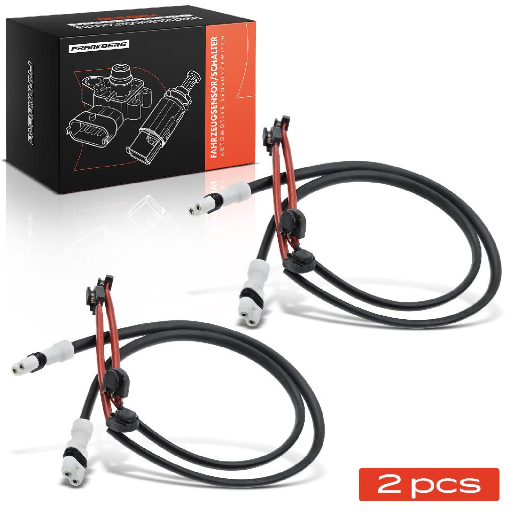 2x Warnkontakt Bremsbelagverschleiß Vorderachse für Porsche 911 Cabriolet 997 3.8L