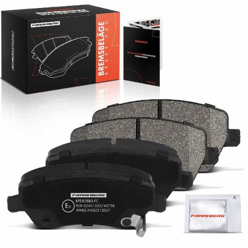 Frankberg 4x Bremsbeläge Vorderachse für Nissan Micra IV V Note 1.2L 0.9L 1.0L 1.5L 2010-2025 Bild Frankberg 4x Bremsbeläge Vorderachse für Nissan Micra IV V Note 1.2L 0.9L 1.0L 1.5L 2010-2025