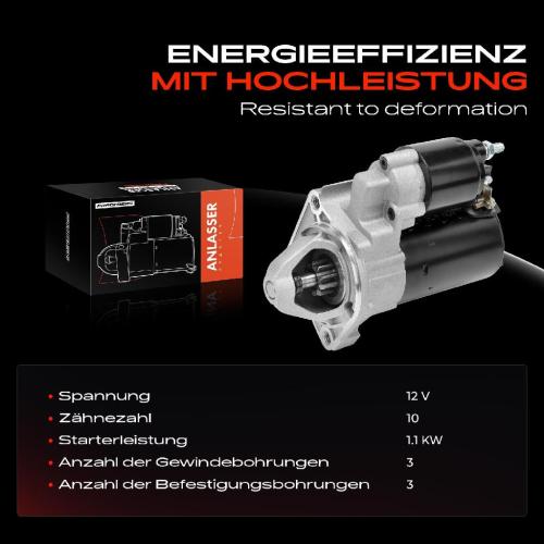 Frankberg 1x Anlasser Starter für Ford Fiesta V JD JH Fiesta V Van KA RB Street KA RL2 1.3L 1.6L 1996-2008 Bild Frankberg 1x Anlasser Starter für Ford Fiesta V JD JH Fiesta V Van KA RB Street KA RL2 1.3L 1.6L 1996-2008