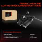 2x Stellmotor Mischklappe Klimaanlage für VW Golf 5 1K1 6 5K1 Audi Q3 Seat Skoda