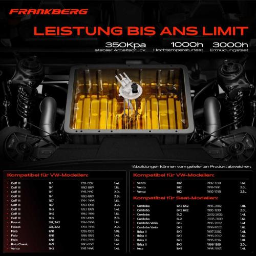 1x Kraftstoffpumpe für VW Golf III Cabriolet Variant IV Passat Polo Classic Sharan Transporter Bus Kasten Bild 1x Kraftstoffpumpe für VW Golf III Cabriolet Variant IV Passat Polo Classic Sharan Transporter Bus Kasten