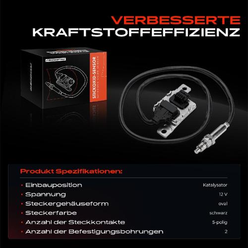 1x Nox Sensor Nitrogen Oxide Lamdasonde Katalysator für Audi A4 Allroad Avant A5 Cabriolet Sportback Bild 1x Nox Sensor Nitrogen Oxide Lamdasonde Katalysator für Audi A4 Allroad Avant A5 Cabriolet Sportback