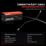 1x Bremsschlauch Bremsschläuche Hinterachse Links oder Rechts für Mercedes-Benz R-Klasse V251 W251 3.0L-6.2L