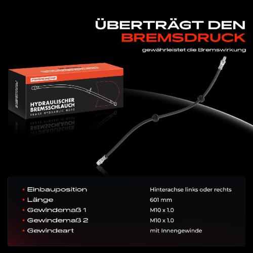 1x Bremsschlauch Bremsschläuche Hinterachse Links oder Rechts für Mercedes-Benz R-Klasse V251 W251 3.0L-6.2L Bild 1x Bremsschlauch Bremsschläuche Hinterachse Links oder Rechts für Mercedes-Benz R-Klasse V251 W251 3.0L-6.2L