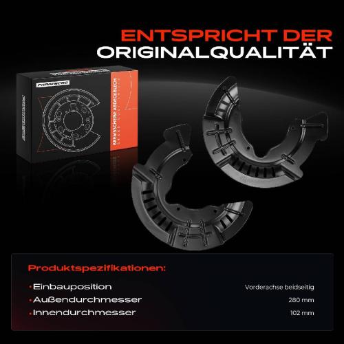 2x Ankerblech Bremsscheibe Vorderachse Beidseitig für Hyundai Kona OS OSE OSI 2018-2023 Bild 2x Ankerblech Bremsscheibe Vorderachse Beidseitig für Hyundai Kona OS OSE OSI 2018-2023