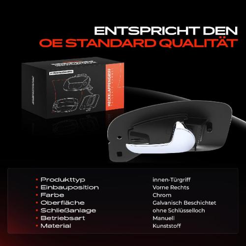 1x Türgriff Vorne Rechts innen für Opel Combo Kasten/MPV Tour Corsa C 1.2L 1.4L 1.6L 1.7L 1.0L 1.8L 2000-2012 Bild 1x Türgriff Vorne Rechts innen für Opel Combo Kasten/MPV Tour Corsa C 1.2L 1.4L 1.6L 1.7L 1.0L 1.8L 2000-2012