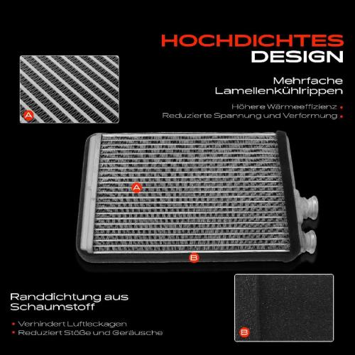 1x Wärmetauscher Innenraumheizung für Peugeot 407 Partner Citroën C5 Berlingo C4 C6 Bild 1x Wärmetauscher Innenraumheizung für Peugeot 407 Partner Citroën C5 Berlingo C4 C6