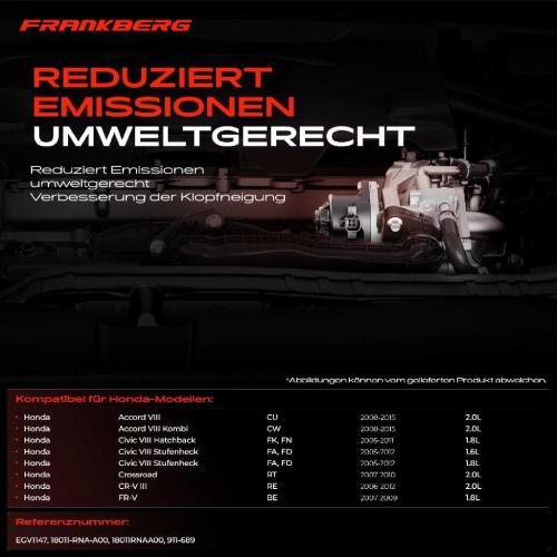 1x AGR-Ventil Abgasrückführungsventil für Honda Accord VIII Kombi Civic Hatchback Stufenheck Bild 1x AGR-Ventil Abgasrückführungsventil für Honda Accord VIII Kombi Civic Hatchback Stufenheck