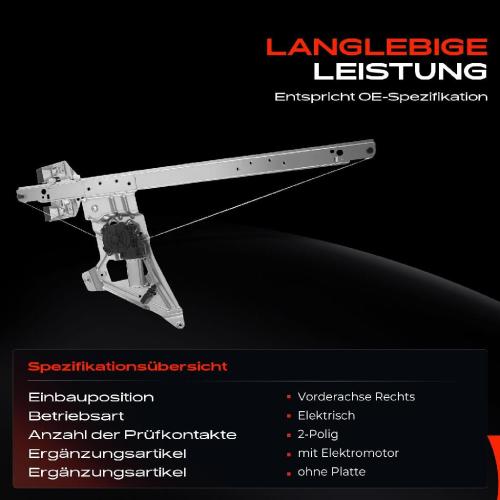 Frankberg 1x Fensterheber Vorne Rechts für Mercedes-Benz Sprinter 5-T B906 2006-09 Bild Frankberg 1x Fensterheber Vorne Rechts für Mercedes-Benz Sprinter 5-T B906 2006-09