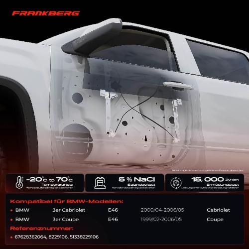 1x Fensterheber Vorne Rechts für BMW 3er E46 Cabriolet Coupe Bild 1x Fensterheber Vorne Rechts für BMW 3er E46 Cabriolet Coupe
