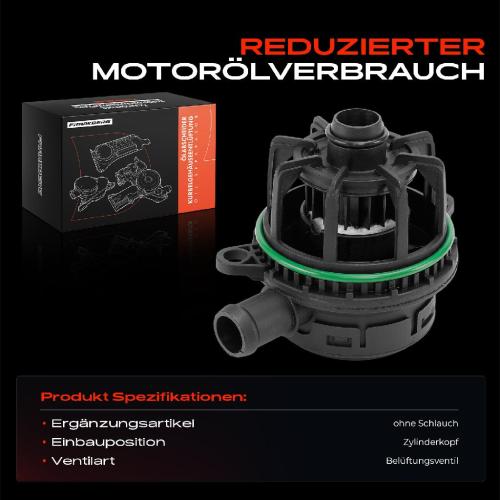 1x Ventil Kurbelgehauseentluftung für VW Touareg 7L6 7P5 Audi A4 8K2 8K5 Q7 4LB Bild 1x Ventil Kurbelgehauseentluftung für VW Touareg 7L6 7P5 Audi A4 8K2 8K5 Q7 4LB