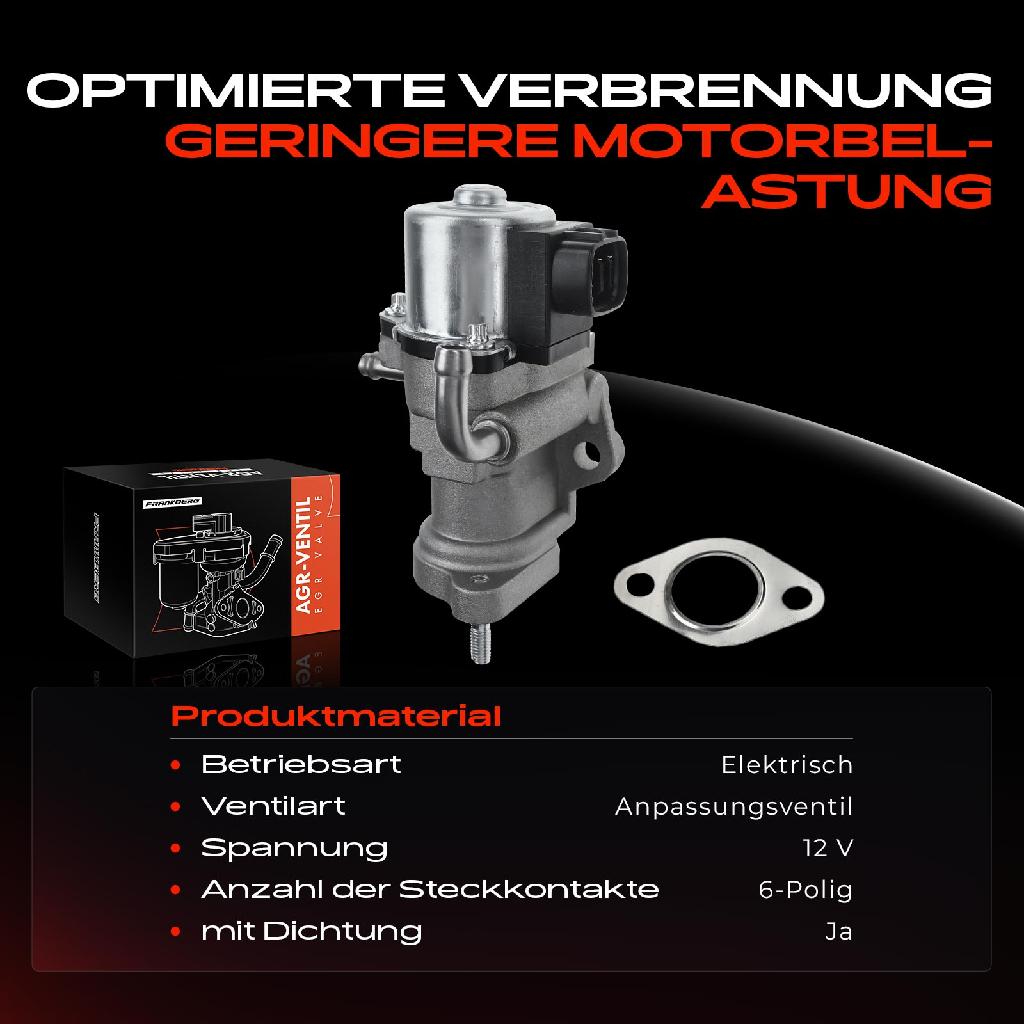 1x AGR-Ventil Abgasrückführungsventil für MINI Mini R50 R53 Toyota Auris E15 Corolla E12 Corolla Kombi E14 E15