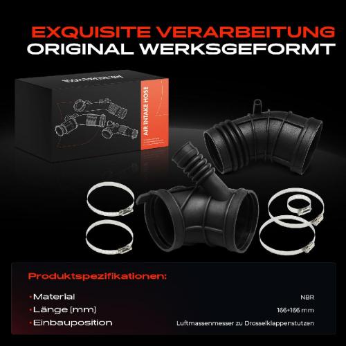 2x Ansaugschlauch, Luftfilter für BMW 3er Cabriolet Coupe E46 Z3 Roadster E36 Bild 2x Ansaugschlauch, Luftfilter für BMW 3er Cabriolet Coupe E46 Z3 Roadster E36