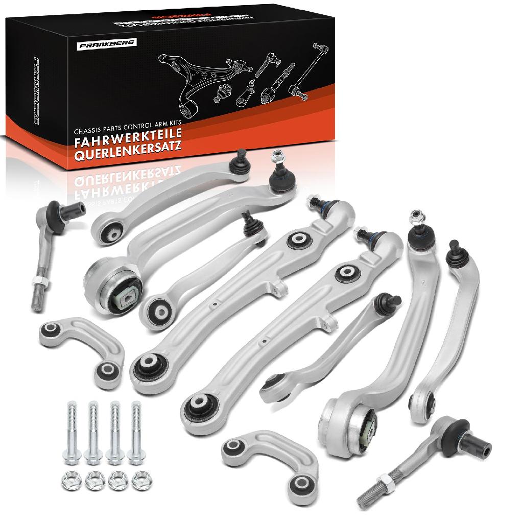 Frankberg 1x Querlenker Satz Vorderachse für Audi A6 Allroad Avant 2.0L 2.4L 2.7L 2.8L 3.0L 3.1L 4.2L 5.2L 5.0L 2004-2011