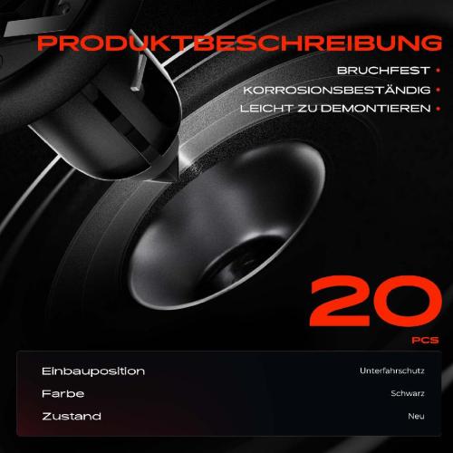 Frankberg 20x Befestigungsclips Unterfahrschutz für BMW E39 520-540 M5 E38 725-750 L7 Bild Frankberg 20x Befestigungsclips Unterfahrschutz für BMW E39 520-540 M5 E38 725-750 L7