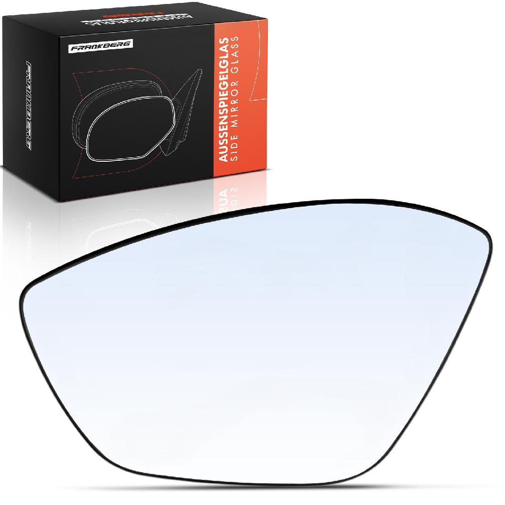 1x Spiegelglas Außenspiegel links für Citroën C3 III Van SX SY C4 Cactus Van 0B 0P Peugeot 208 I