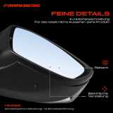 1x Außenspiegel Rechts für Citroën C3 III SX 1.2L 1.6L Bj ab 2016