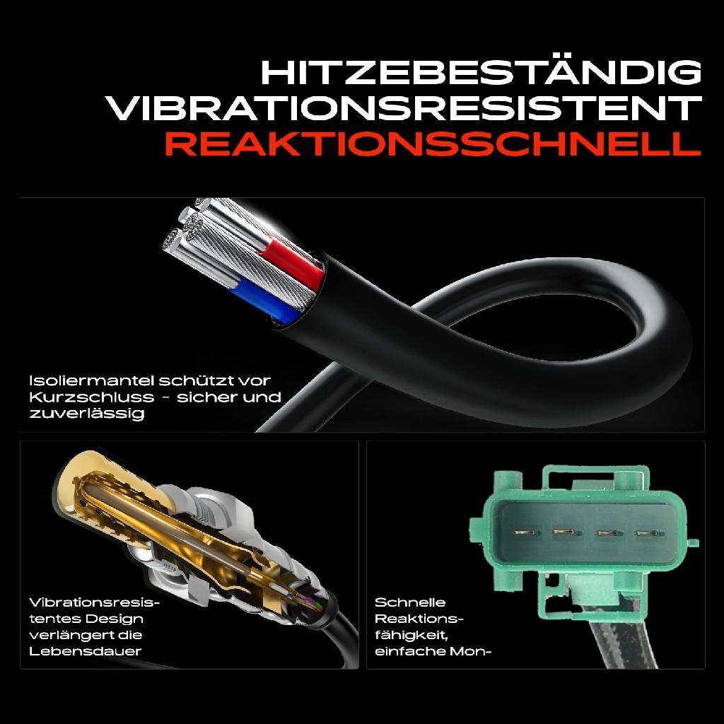 1x Lambdasonde Regelsonde Vor Katalysator für Citroën C2 C3 I II Nemo Fiat Peugeot 206 207