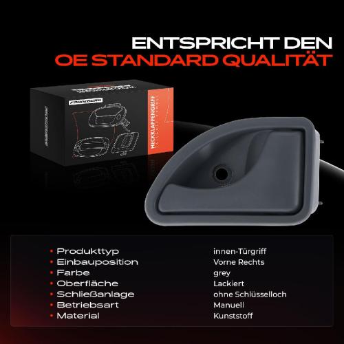 1x Türgriff Vorne Rechts innen für Nissan Kubistar Kasten Renault Kangoo Express Twingo I 1.2L Bj ab 1993 Bild 1x Türgriff Vorne Rechts innen für Nissan Kubistar Kasten Renault Kangoo Express Twingo I 1.2L Bj ab 1993