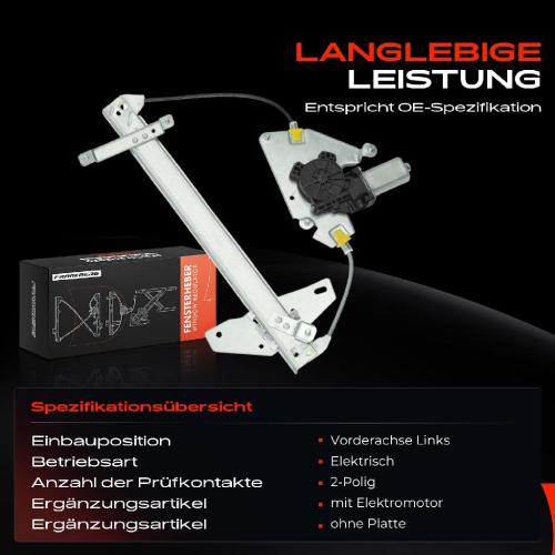 1x Fensterheber Vorne Links für Citroën C1 II Peugeot 108 Bild 1x Fensterheber Vorne Links für Citroën C1 II Peugeot 108