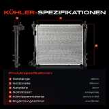 1x Kühler Wasserkühler Motorkühler für Lancia Ypsilon 312 0.9L 1.3L