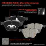 4x Bremsbeläge Vorderachse für BMW F07 F01 F02 F03 F04 E70 F15 F16 F86 E71 E72 2007-2019