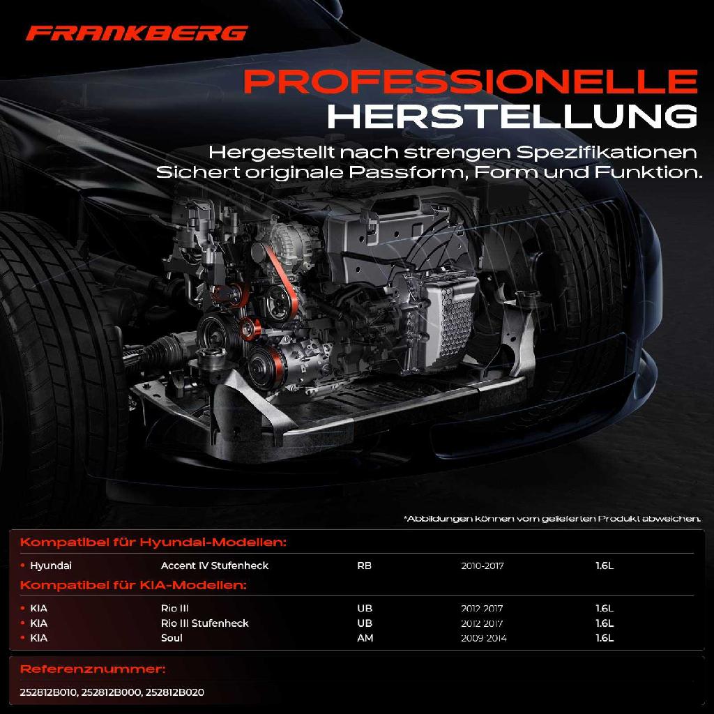 1x Spannrolle Riemenspanner für Hyundai Accent IV KIA Rio III Soul