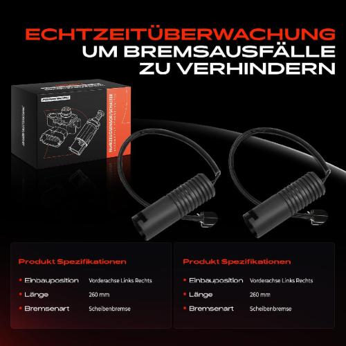 2x Warnkontakt Bremsbelagverschleiß Vorderachse für BMW 8er E31 840i Ci 850i Ci 1991-1999 Bild 2x Warnkontakt Bremsbelagverschleiß Vorderachse für BMW 8er E31 840i Ci 850i Ci 1991-1999
