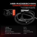 1x ABS Sensor Vorderachse beidseitig für Land Rover Defender Cabrio Pick-up Station Wagon 2.2L 2.4L 2006-2016