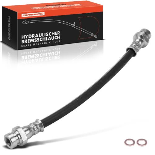 Frankberg 1x Bremsschlauch Bremsschläuche Hinterachse Links oder Rechts für Mitsubishi Colt V Lancer V VI PROTON Persona 300 400 Bild Frankberg 1x Bremsschlauch Bremsschläuche Hinterachse Links oder Rechts für Mitsubishi Colt V Lancer V VI PROTON Persona 300 400