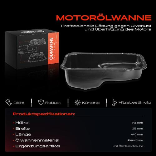 Frankberg 1x Ölwanne Motorölwanne für Opel Ascona C Kadett E Vectra A Vauxhall Cavalier MK III 1.6L Bild Frankberg 1x Ölwanne Motorölwanne für Opel Ascona C Kadett E Vectra A Vauxhall Cavalier MK III 1.6L