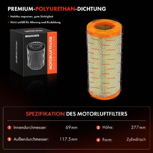 2x Luftfilter Filtereinsatz für Fiat Idea 350 Palio Weekend 171 173 Musa 350 Bild 2x Luftfilter Filtereinsatz für Fiat Idea 350 Palio Weekend 171 173 Musa 350