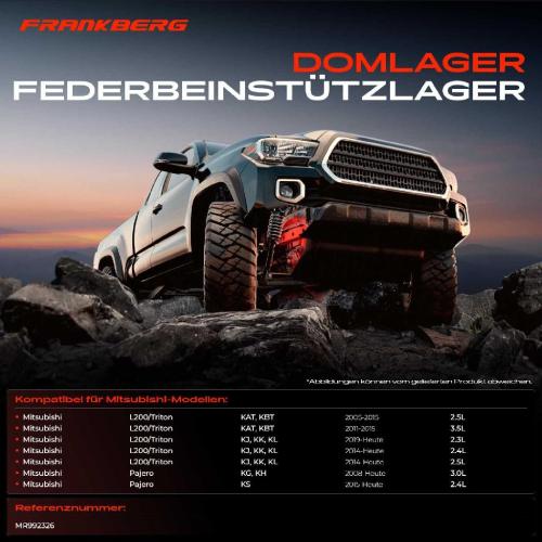 1x Domlager Federbeinstütz lager für Mitsubishi L200 KAT KBT Pajero Bild 1x Domlager Federbeinstütz lager für Mitsubishi L200 KAT KBT Pajero