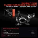 1x Achsschenkel Radaufhängung Vorderachse Links für Opel Astra H Caravan Stufenheck 2004-2014